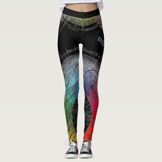 Leggings Inspiration arc-en-ciel 2.0 (Devant)