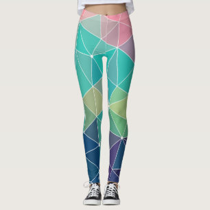 Leggings Inspiration colorée motif Retro Cute