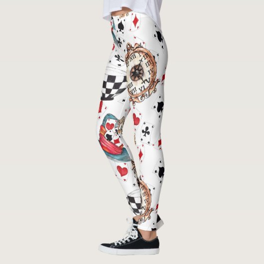Leggings Inspiré Par Alice In Wonderland (Gauche)