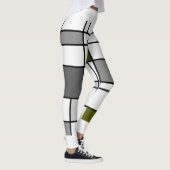 Leggings Inspiré par Mondrian 3 (Droite)