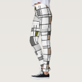 Leggings Inspiré par Mondrian 4 (Gauche)