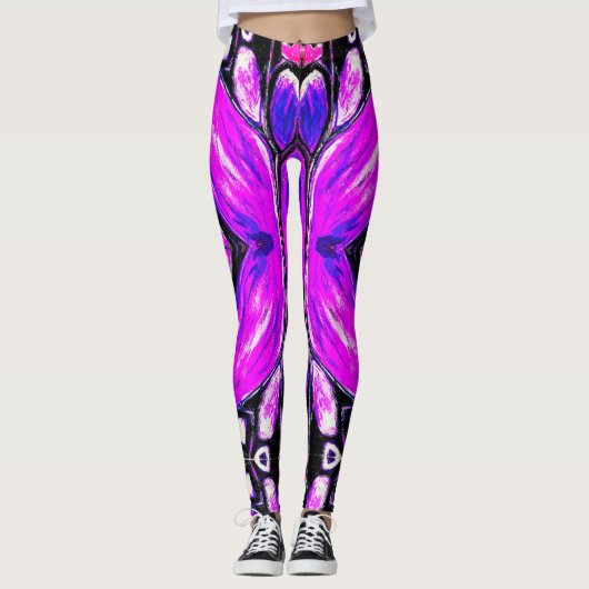 Leggings inspirés des papillons (Devant)