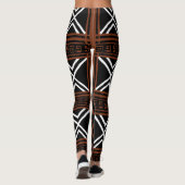 Leggings inspirés du Bogolan africain (Dos)