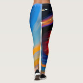 Leggings inspirés par la cosmique (Dos)