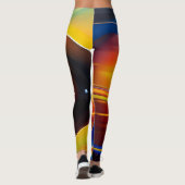 Leggings inspirés par la cosmique (Dos)