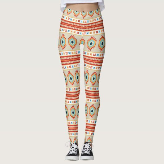 Leggings inspirés par Navajo : Vibe du désert du s (Devant)