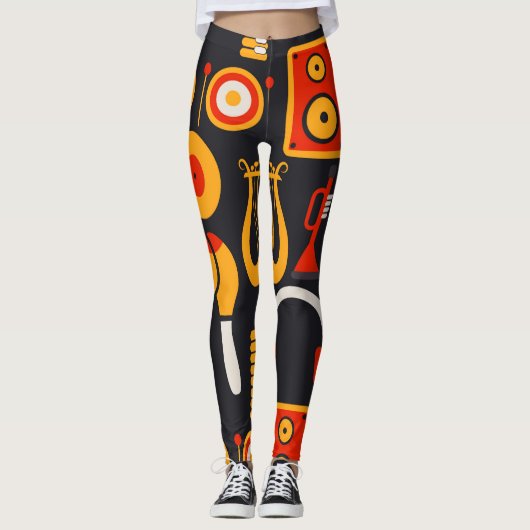 Leggings Instruments de musique (Devant)