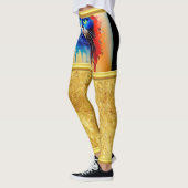 Leggings Intelligence artificielle animal coloré chat (Gauche)