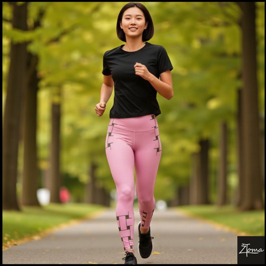 Leggings Interlace Motif - Illusion