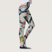 Leggings Interwoven Vines in Vibrant Harmony (Droite)