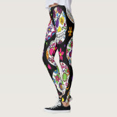 Leggings Intimidation effrayante et terrifiante de crâne de (Gauche)