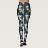 Leggings Intrépide Loup De L'Arctique, Légendes (Dos)