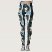 Leggings Intrépide Loup De L'Arctique, Légendes (Devant)