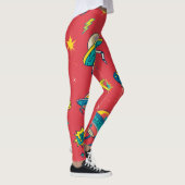 Leggings Inventaires d'espace UFO rétro (Droite)
