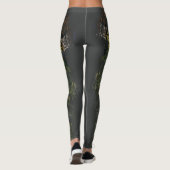 Leggings Invitation du planificateur de nuit des sorcières  (Dos)