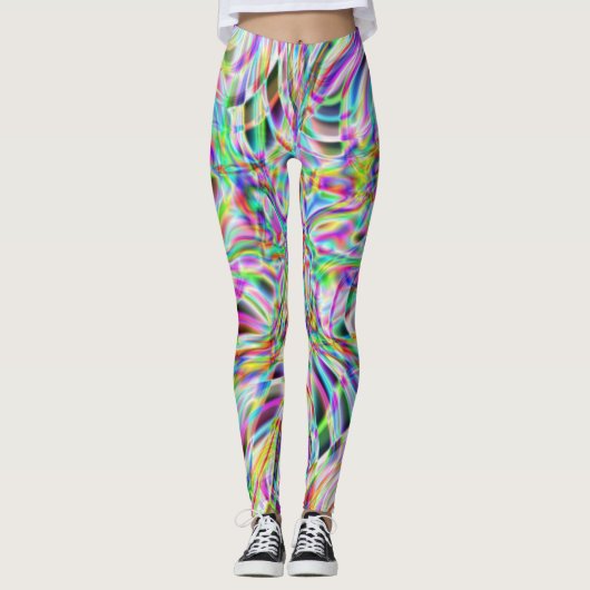 Leggings Iridescente Chrome onze (Devant)