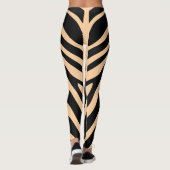 Leggings iris black linear towy (Dos)