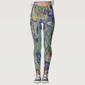 Leggings Iris de Van Gogh Peinture Impressionniste (Devant)