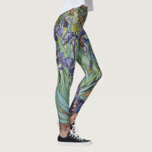 Leggings Iris de Van Gogh Peinture Impressionniste (Droite)