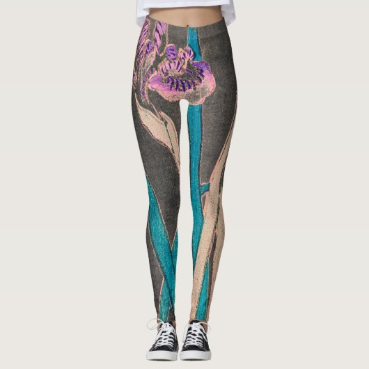 LEGGINGS IRIS JAPONAIS EN HAUT DE GAMME (Devant)