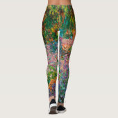 Leggings Iris Jardin Monet Giverny fleurs (Dos)