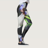 Leggings Iris Violet Et Blanc (Droite)