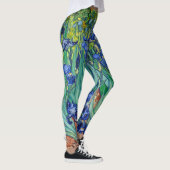 Leggings Irises Vincent Van Gogh Fleurs Bleues Nature Art (Droite)