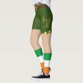 Leggings Irish AF St Patrick's Day Novelty Funwear (Gauche)