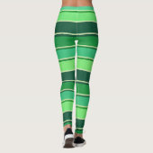 Leggings Irish Green Stripe Patern St Patrick's Day (Dos)