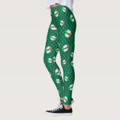 Leggings Irish Kisses Jour de la Saint Patrick mignon (Gauche)