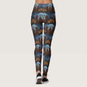 Leggings Irish Red Setter Halloween Éffrayant (Dos)