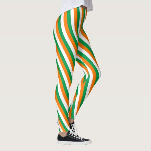 Leggings Irlandais et fan de mode du drapeau irlandais (Droite)