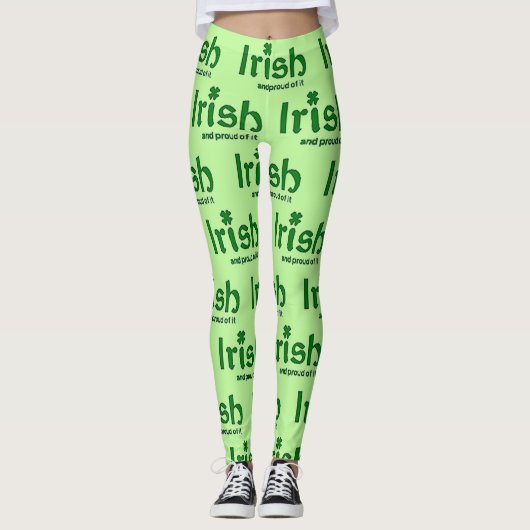 Leggings Irlandais Et Fiers (Devant)