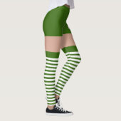 Leggings Irlandais shamrock Green Jour de la Saint Patrick (Droite)