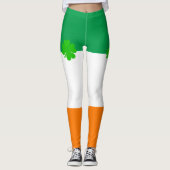 Leggings Irlande & Shamrock, Irish Flag mode / sport (Devant)