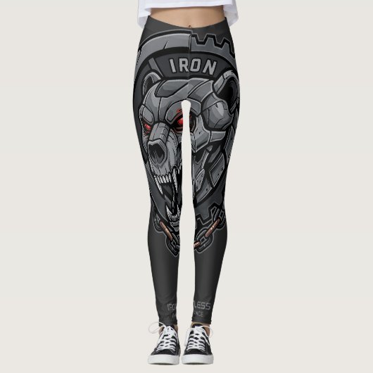 Leggings Iron Impitoyable Endurance Hardcore | Mentalité de (Devant)