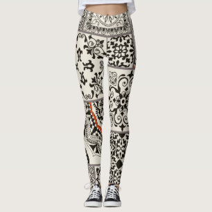 Leggings Islam Arabe Majolica Carreaux