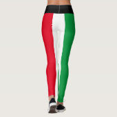 Leggings Italie Drapeau italien Rouge Blanc Vert Italia Fem (Dos)