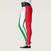 Leggings Italie Drapeau italien Rouge Blanc Vert Italia Fem (Gauche)