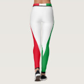 Leggings Italie Drapeau italien Rouge Blanc Vert Italia Fem (Dos)
