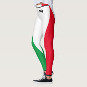 Leggings Italie Drapeau italien Rouge Blanc Vert Italia Fem (Gauche)