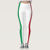 Leggings Italie Style drapeau national (Devant)