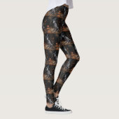 Leggings Italien Greyhound Citrouille Halloween effrayant (Droite)