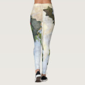 Leggings Ivy vert avec baies rouges (Dos)