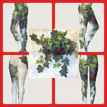 Leggings Ivy vert avec baies rouges<br><div class="desc">Inspiré par les vignes de lierre vert avec baies rouges vitrées Cette image est une photo originale de JLW_PHOTOGRAPHY</div>