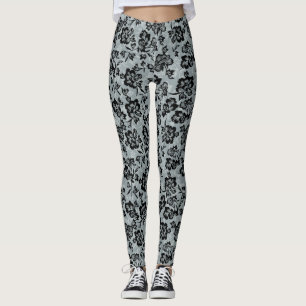 Leggings Iwalani Vintage Hawaiian Floral