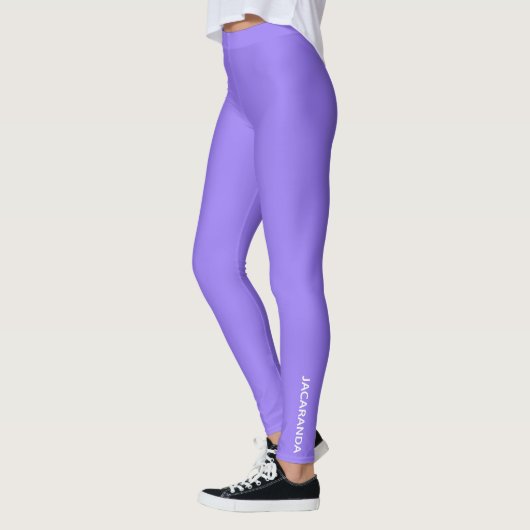 Leggings Jacaranda purple color (Gauche)