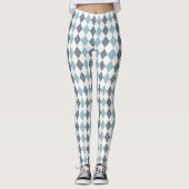 Leggings Jacquard bleu (Devant)