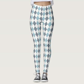 Leggings Jacquard bleu