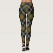 Leggings Jacquard bleu or Tartan Plaid Motif (Dos)